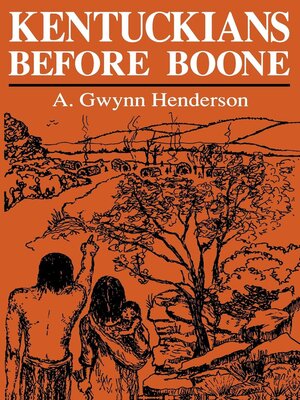 cover image of Kentuckians Before Boone